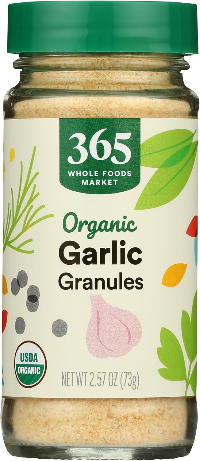 365 by Whole Foods Market, Organic Garlic Granules, 2.57 Ounce