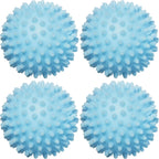 Handy Laundry Reusable Laundry Dryer Balls - A Natural Alternative to Fabric Softener, Reduce Drying Time and Save on Energy, Soft Fluffy Clothes, Fewer Wrinkles, Less Static Cling (Pack of 4)