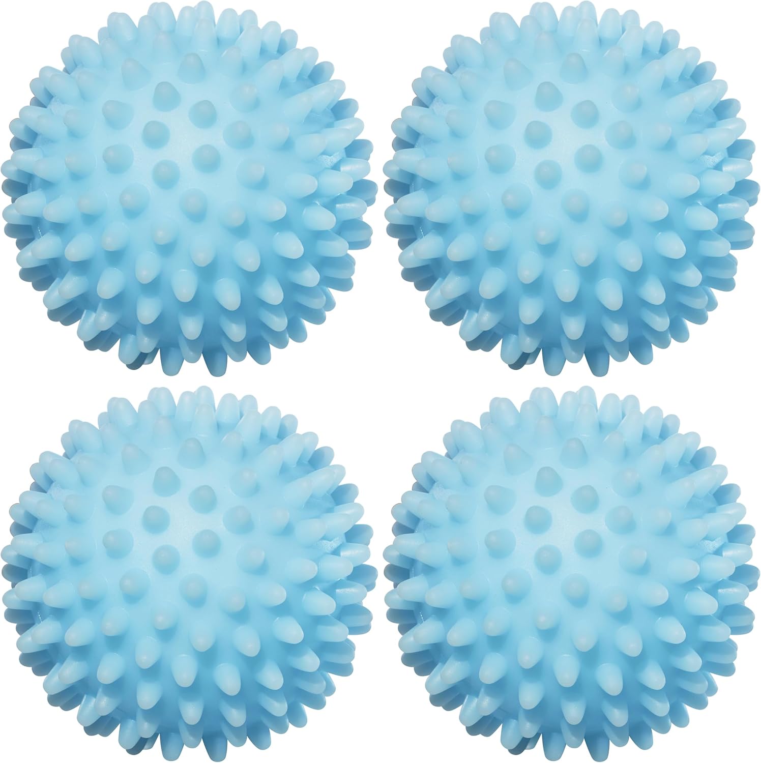 Handy Laundry Reusable Laundry Dryer Balls - A Natural Alternative to Fabric Softener, Reduce Drying Time and Save on Energy, Soft Fluffy Clothes, Fewer Wrinkles, Less Static Cling (Pack of 4)