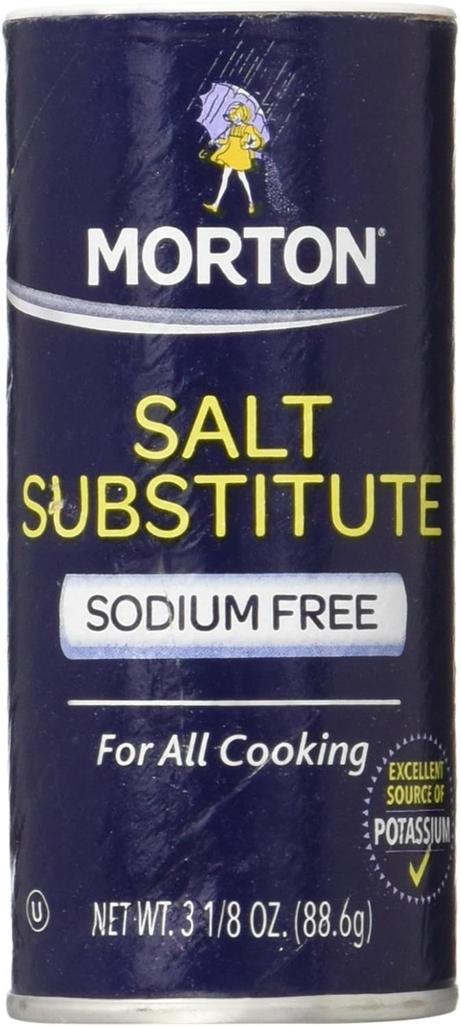 Morton Salt Substitute, Sodium Free, 3.12 Ounce