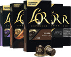 L'OR Espresso Capsules, 50 Count Variety Pack, Single-Serve Aluminum Coffee Capsules Compatible with the L'OR BARISTA System & *Nespresso Original Machines