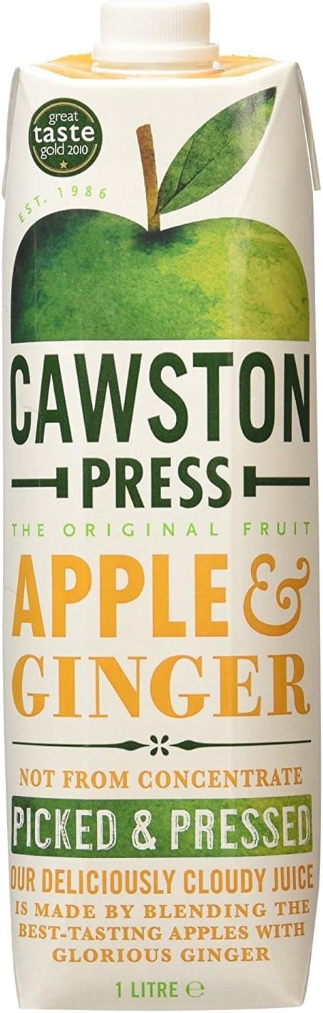Cawston Press Apple & Ginger 1L (Pack of 2)
