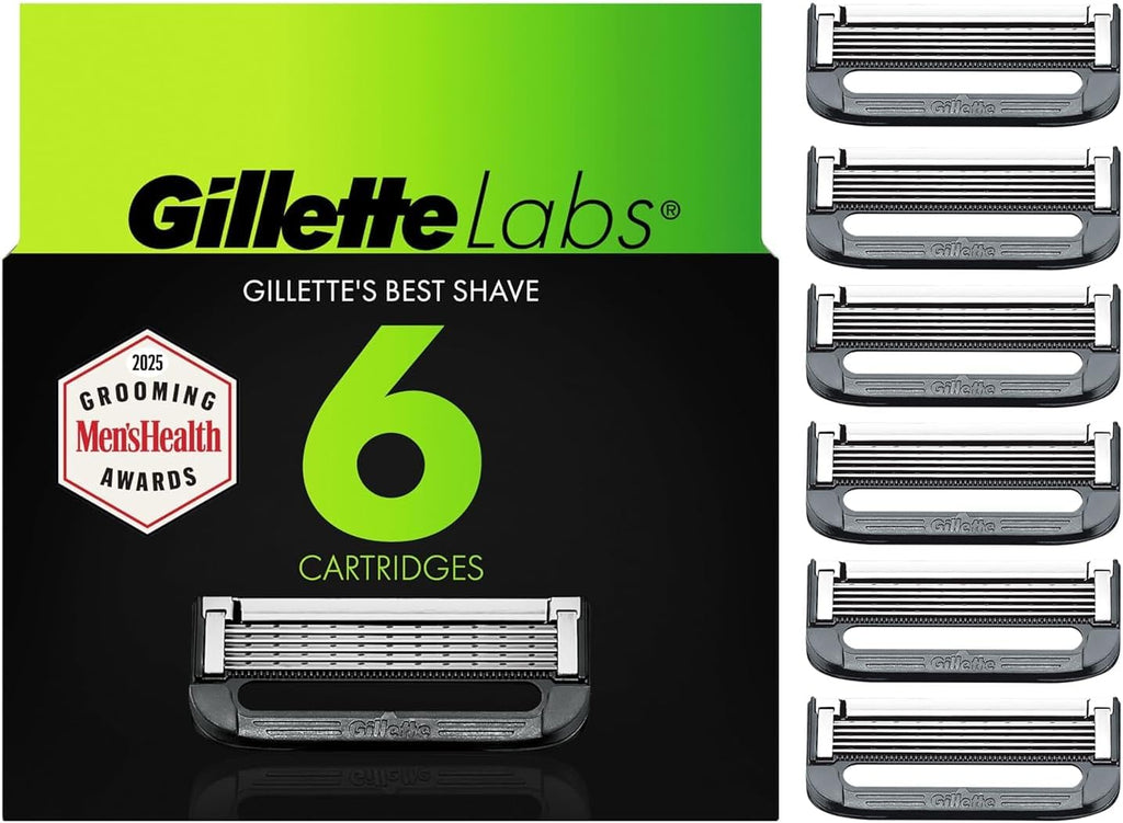 GilletteLabs Razor Blade Refills, 6 count