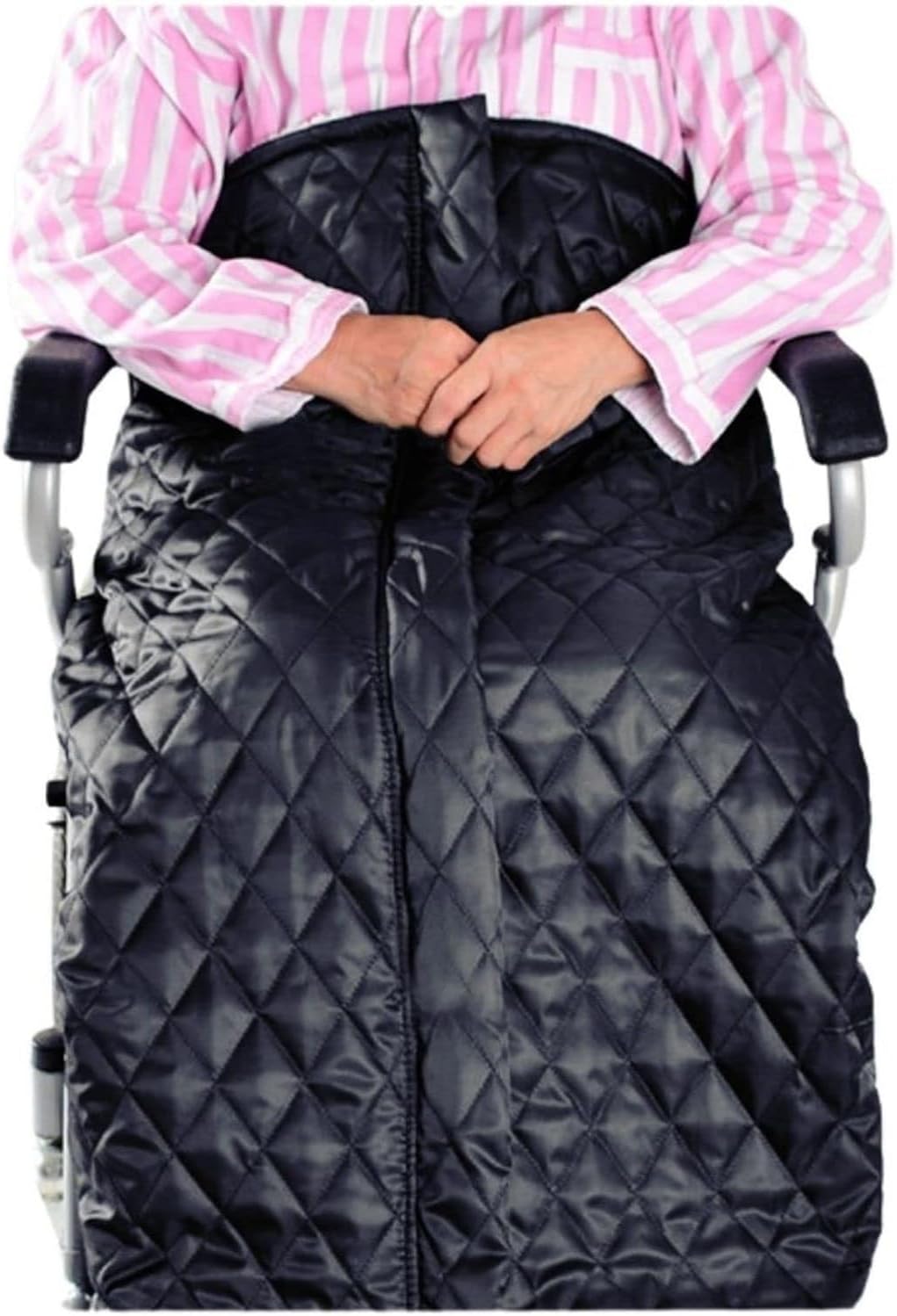 DaoGeSir Wheelchair Blanket for Warmth and Comfort, Lower Body Wheelchair Cover Blanket Leg Cover Zipped Thicken Warm Wheelchair Wrap Blanket Wheelchair Warmer Cover Blanket Leg Blanket