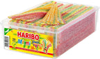 Haribo Miami Sauer I 150 Mixed-Fruit flavored Sour Gummy Candy Strips I 1125g 39.6 ounce