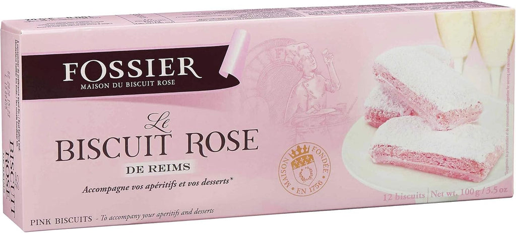 Pink Champagne Biscuit by Fossier