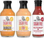 G Hughes Sugar Free Burger Sauces Variety Pack - Special Sauce for Burgers & Fries, Gluten Free Sauces, No Sugar - Burger Secret Sauce, Fancy Fry Special Sauce, & Ketchup (3 Pack)