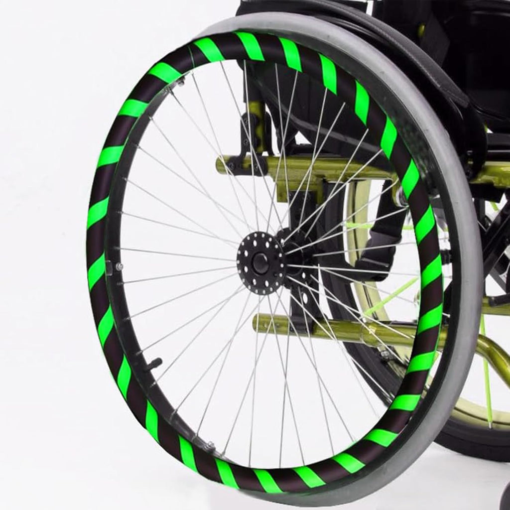 Wheelchair Push Rim Covers - Rear Wheel Sports Wheelchair Cover for Improved Grip and Traction - Silicone Hand Push Cover - Wear-Resistant