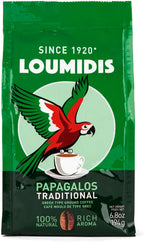 Loumidis, NEW Papagalos Traditional Superior Greek Coffee 6.8 Ounce