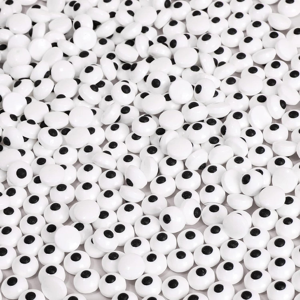 Candy Eyes for Decorating Edible Small Candy Eyes Eyeballs Halloween Sprinkles for Cake Cupcakes Toppers Cookies Baking Decoratings Christmas (7mm Eyes)