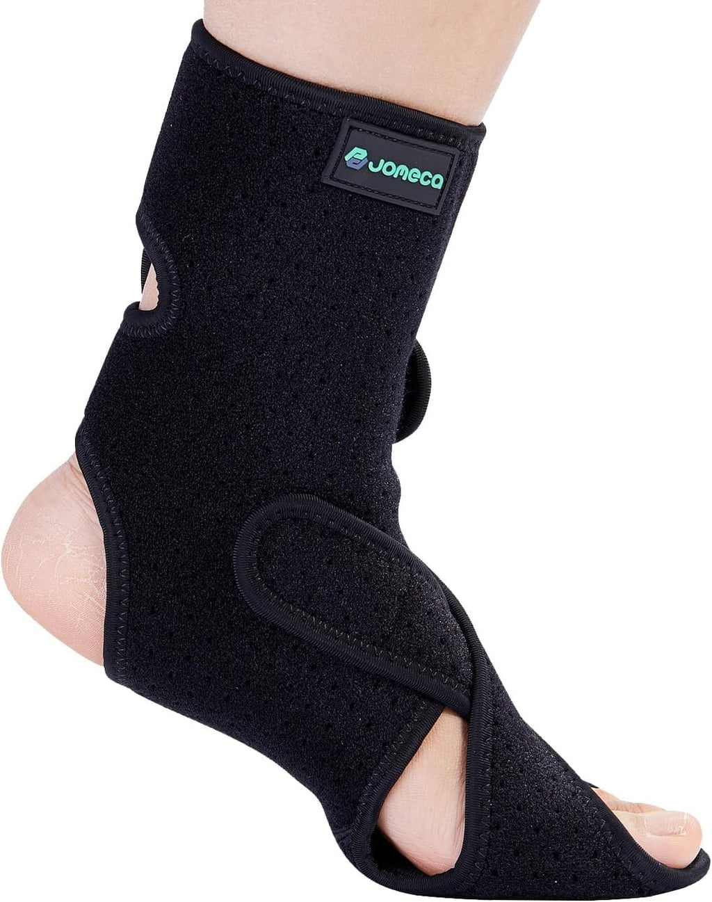 Drop Foot Brace Built-in Forefoot Support Plate, AFO Foot Drop Brace for Walking, Foot Drop Brace for Sleeping, Adjustable Foot Drop Orthosis (Right, Large)