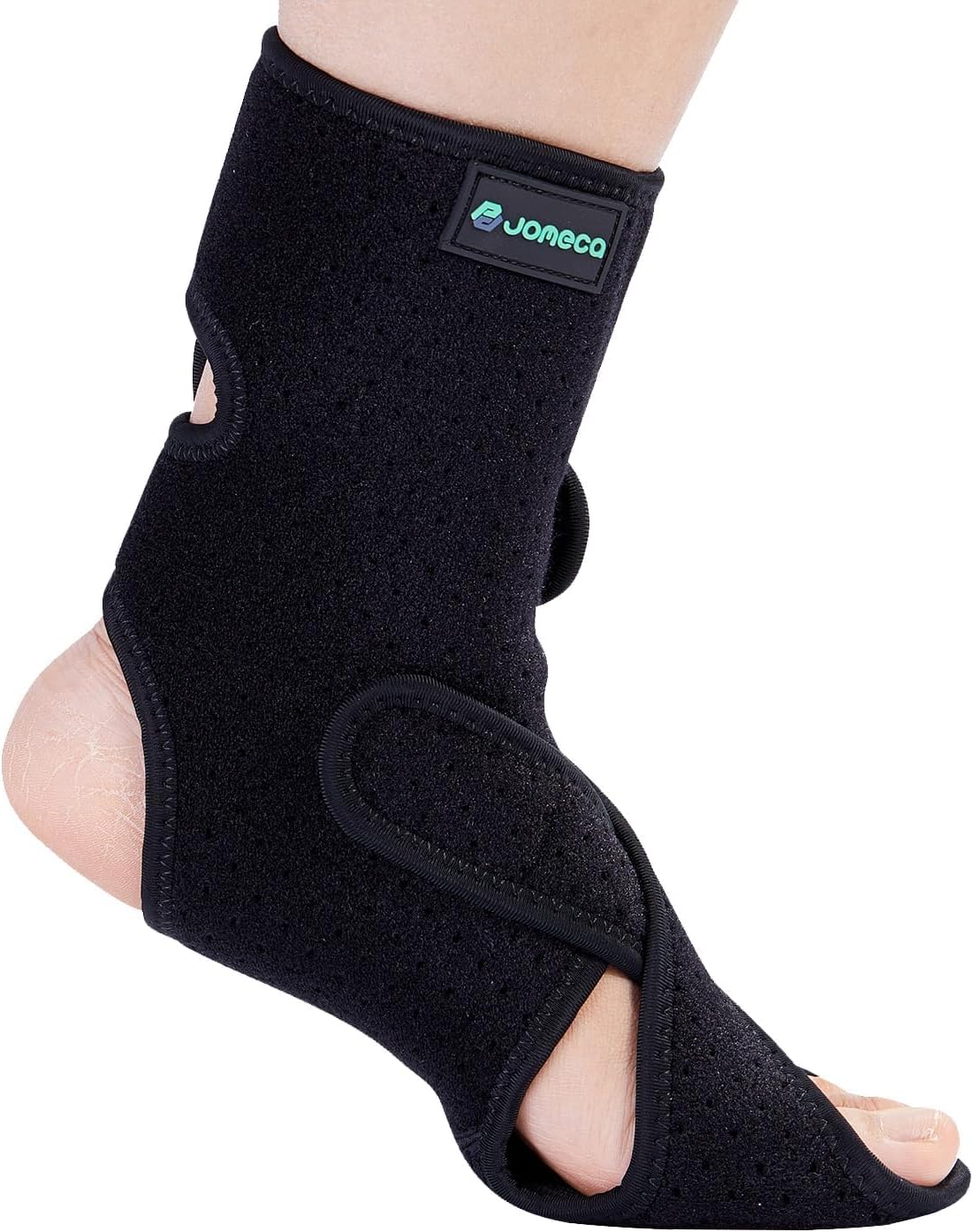 Drop Foot Brace Built-in Forefoot Support Plate, AFO Foot Drop Brace for Walking, Foot Drop Brace for Sleeping, Adjustable Foot Drop Orthosis (Right, Large)