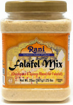Rani Falafel Mix (Chickpeas & Spices Blend for Falafel) 20oz (1.25lbs) 567g PET Jar ~ Gluten Friendly | NON-GMO | Kosher | Product of USA
