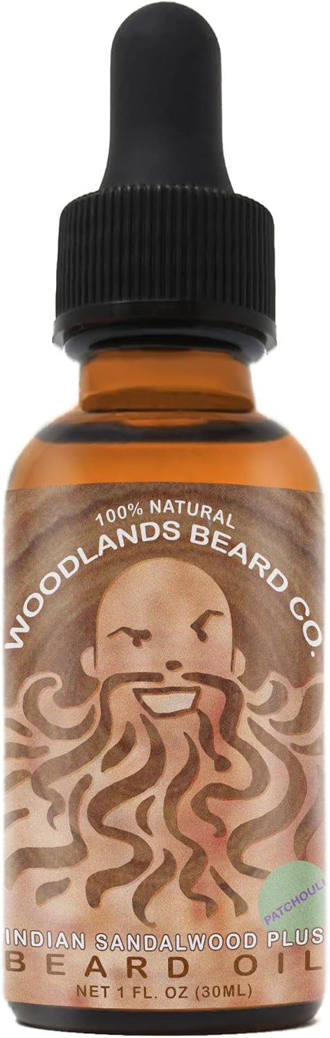 Indian Sandalwood Plus Patchouli Beard Oil (1 oz.)