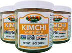 BINGGRE WHITE MILD NAPA CABBAGE KIMCHI 13OZ FRESH KOREAN KIMCHEE IN KIM CHI kimichi 김치 MOTHER CHEE TEMPEH DAIKON PICKLES RADISH TWINS JONGGA RAMEN ORGANIC VEGAN NAPPA LAWS MAMA 신라면