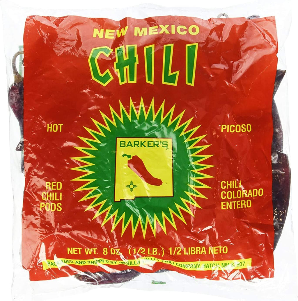 2 Set Hot Red Chili Pods from Hatch, NM - 8 oz