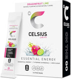CELSIUS® On-The-Go Powder Sticks Dragonfruit Lime, Essential Energy 2.8 Oz