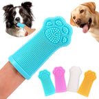 Dog Finger Toothbrush, 4-Pack Finger Toothbrush for Dogs, Upgraded Pet Tooth Brushing Kit, A Fun Dog Teeth Cleaning Tool that Also Doubles as A Gum Massage, Suitable for Medium and Large Dogs.