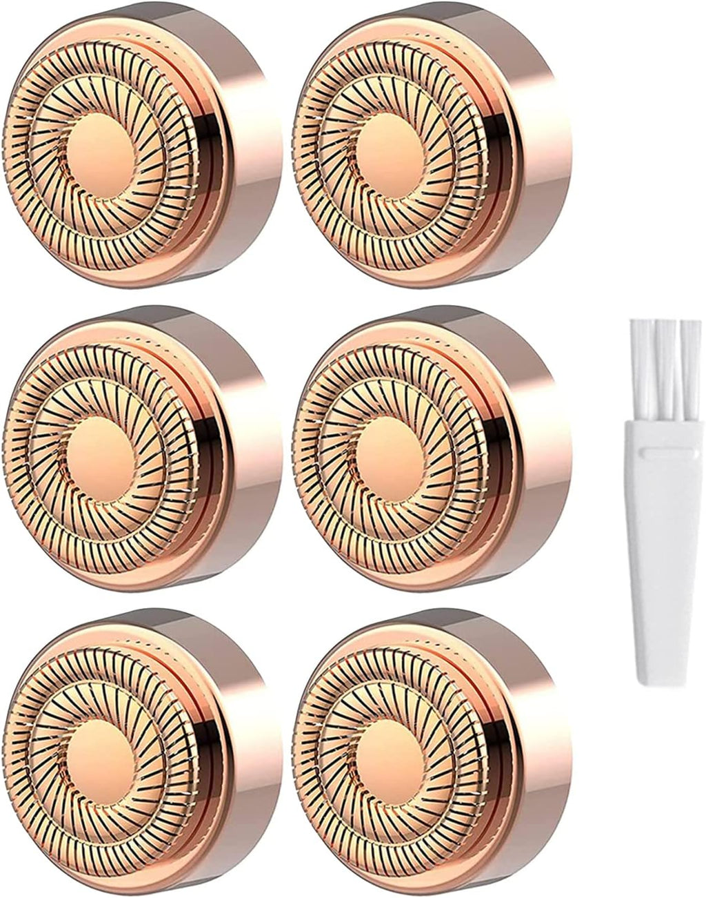 Generation 2 Replacement Heads for Flawless Finishing Touch Hair Removal Tool for Women, Double Ring Blades for Gen 2 Device Old Flawless, 6 Count