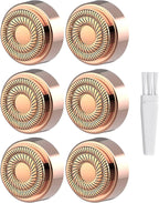 Generation 2 Replacement Heads for Flawless Finishing Touch Hair Removal Tool for Women, Double Ring Blades for Gen 2 Device Old Flawless, 6 Count