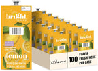 Flavia Bright Tea Co. Lemon Herbal Tea Freshpacks works only with Flavia Brewers (Case of 100)
