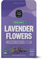 FGO Organic Dried Lavender Flowers, Extra Grade Dried Buds, Imported From France for Culinary or Sachet Bags, 4oz, Packaging May Vary (Pack of 1)