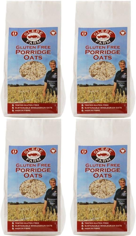 (4 Pack) - Glebe Farm - G/F Porridge Oats | 500g | 4 Pack Bundle