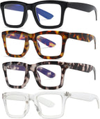 Oprah Style Reading Glasses for Women Men Blue Light Blocking Readers