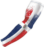 B-Driven Premium Pro-Fit Sports Compression Arm Sleeve (Single) Patriotic Designs Baseball Arm Sleeves - Men Women Youth