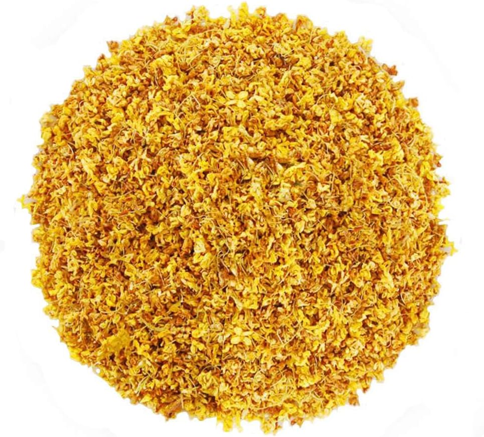 TooGet Fragrant Osmanthus Fragrans Herb Loose Leaf Tea 100% Natural Dried Osmanthus Flower Herbal Tea Top Grade - 4 OZ
