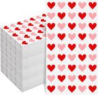 Whaline 100Pcs Valentine's Day Guest Napkins Red Pink Heart Paper Napkin Disposable Dinner Hand Towel Napkin for Home Kitchen Bathroom Powder Room Wedding Birthday