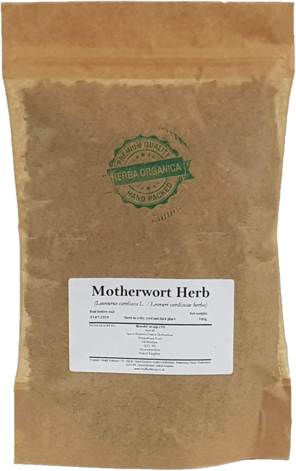 Herba Organica Motherwort Herb - Leonurus Cardiaca L - Herbal Tea (100g)