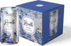 Revello Mixers Club Soda - Mixer Infused with Electrolytes, Antioxidants, Vitamins & Minerals - Low Sugar & Calories - Premium Beverage for Crafted Cocktails & Mocktails - 8 fl oz (Pack of 4)