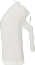 Grafco Male Urinal with Lid, 32 Oz/1000 ml Capacity, Medical Urine Bottle for Men, 3201