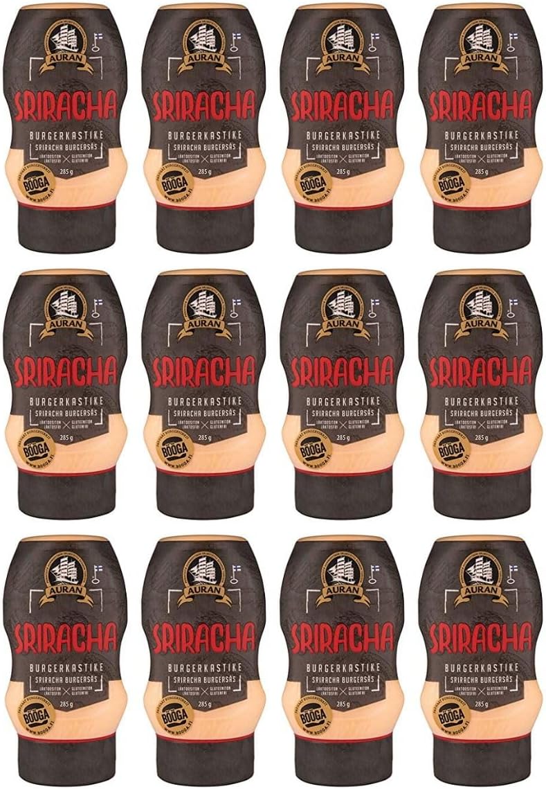 Auran Sriracha burger sauce 12 Jars of 285g
