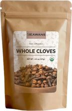 Heawans Hand Picked Premium Grade Organic Whole Cloves 4.5 oz, Packed in a USDA certified farm.