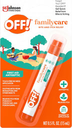 OFF! FamilyCare Bite and Itch Relief Pen, Provides Temporary Relief From Insect Bites, Gentle on Skin, 1 Count