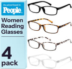 Gaoye +2.0 Multi Pack Reading Glasses - Blue Light Blocking Lenses, TR90 Frames, UV400 - Eyeglasses with Clear Vision