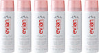 Evian Facial Spray 1.7 oz - Hydrating Mineral Water Mist for Face & Skin - Refreshes Makeup and Tones Skin - TSA-Approved Mini Facial Spray Set for Daily Skincare Hydration