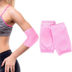 2Pcs Elbow Moisturizing Sleeve, Elastic Gel Elbow Pads for Women, Soft Sleeve Elbows Protector for Spa Moisturizing Dry Cracked Skin Care (Pink)
