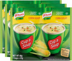 Knorr Corn Soup Mix 1.52oz (3x2 Packs for 6 Pouches Total)| Delicious, Warm, and Ready in Minutes!