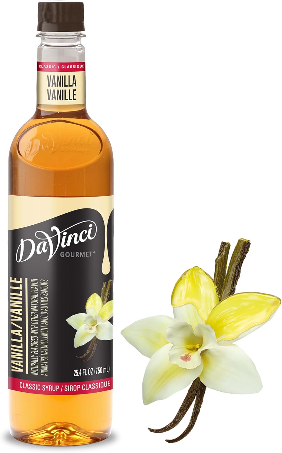 DaVinci Gourmet Classic Vanilla Syrup, 25.4 Fluid Ounces (Pack of 1)