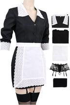 C-ZOFEK Women's US Size Moi Cosplay French Maid Costume Outfit for Halloween Christmas