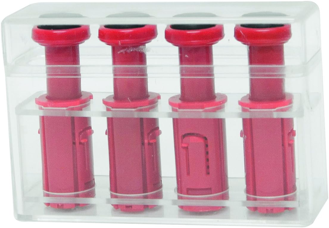 CanDo 10-3752-4 Multi Digi-Flex Matching Finger Button Set, Red
