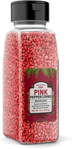 Unpretentious Whole Pink Peppercorns, 4 Cups, From Brazilian Pepper Trees, Fruity & Spicy Taste (8 Ounce)