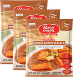 Rasoi Magic Spice Mix for Paneer Butter Masala (Pack of 3) | Ready-to-Cook | No Added Preservatives, No Artificial Colours | Restaurant-Style Flavours in 15 Minutes | 50g Each Packet