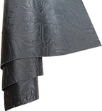 Embossed Leather Pieces with Floral Pattern, Decorative Textured Material, Multiple Sizes to Choose from (Black 8×12 inches)