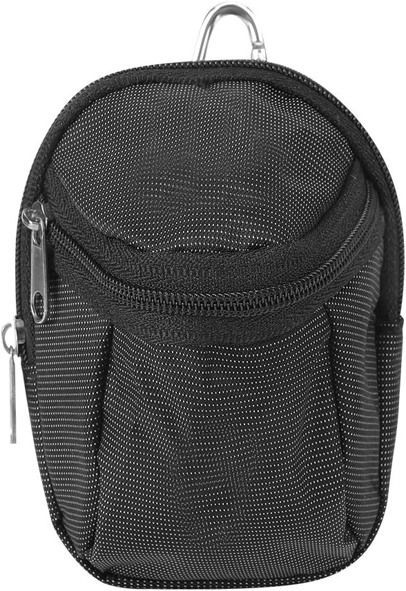 VGEBY1 Golf Ball Bag, Utility Pouch Sports Golfing Tackle Waist Pack with Keyring for Golf Accessory