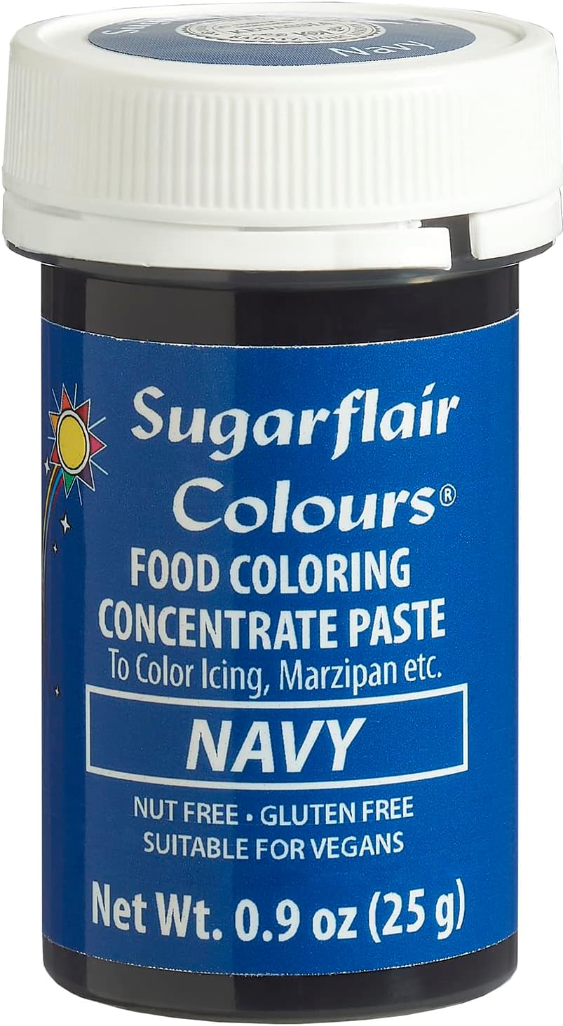 Sugarflair Food Coloring Concentrate Paste, 25 Grams Navy