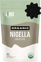 J Mac Botanicals, Organic Nigella Seeds (1 Pound), USDA Certified, black cumin seed, Nigella Sativa, Kalonji Seeds
